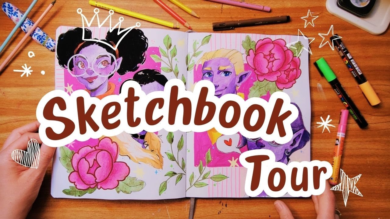 ★ Sketchbook Tour✨ (ce carnet est très très nul T__T)