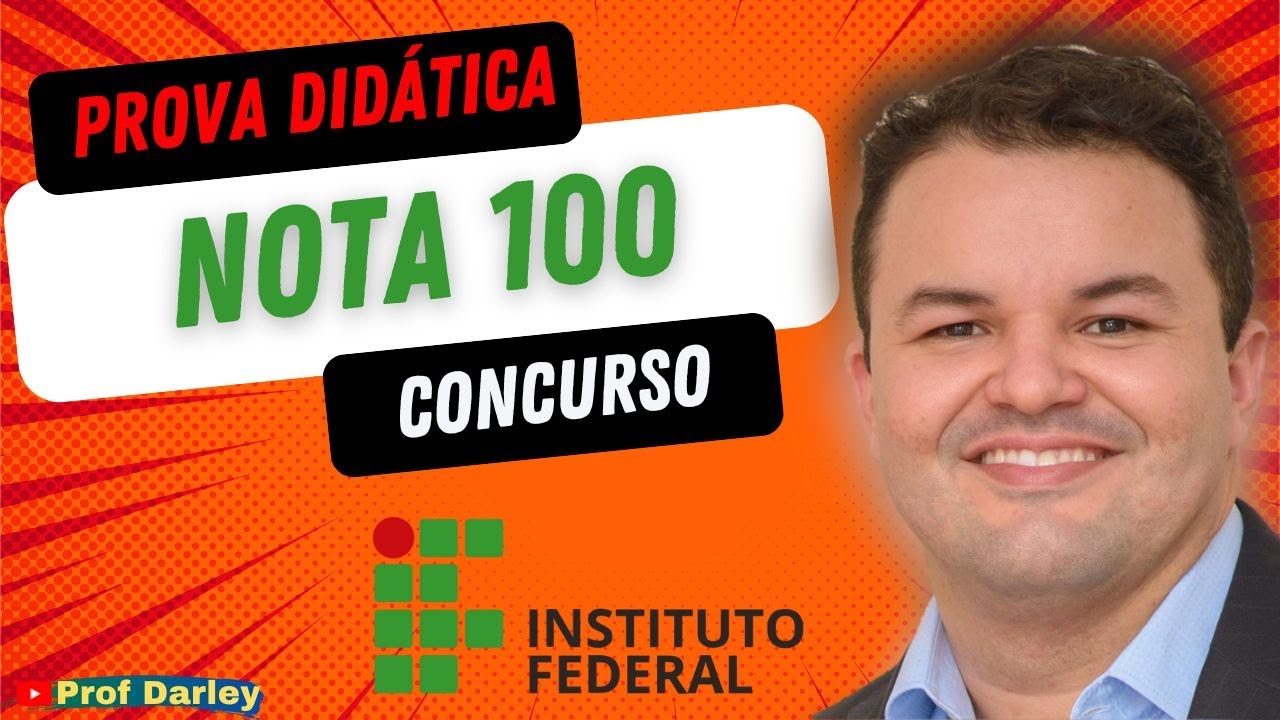 Como Tirei Nota 100 na Prova Didática do IFMT - A aula que Impressionou a Banca #ifmt #didática
