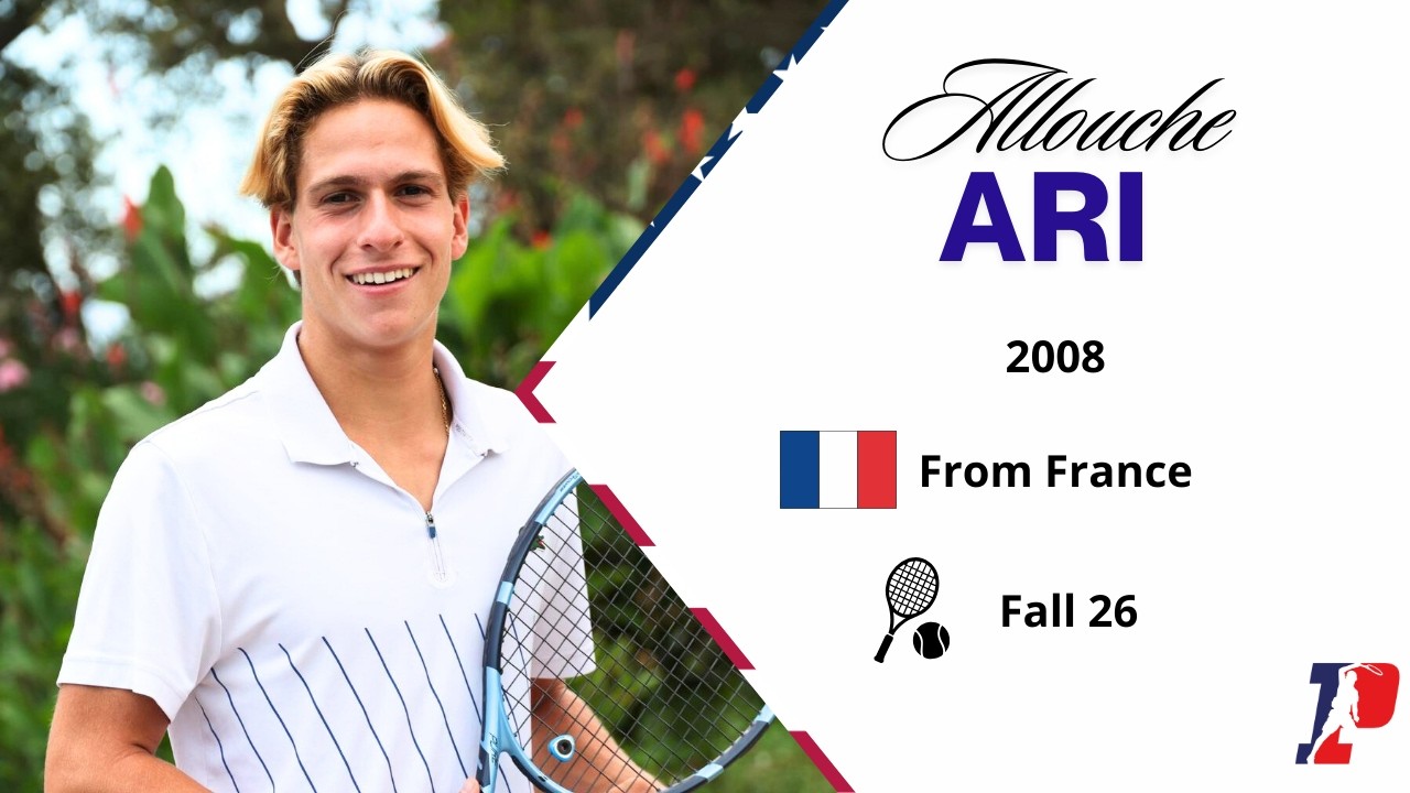 Ari Allouche - College Tennis (Fall 26)