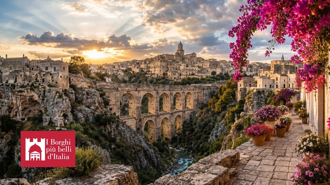 GRAVINA IN PUGLIA: Epic Canyon Rim Walk, Ancient Cathedral & James Bond Bridge | 4K Immersive