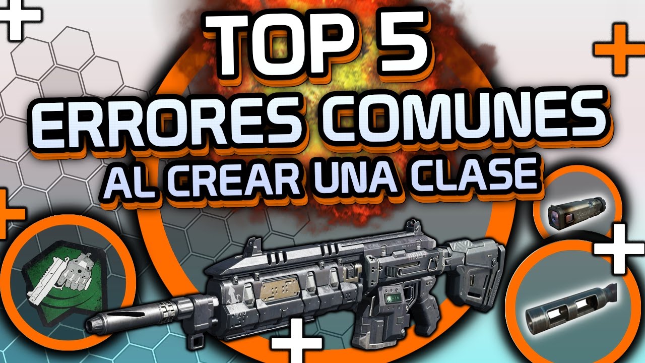 TOP 5 ERRORES COMUNES de Novatos y Pros Al Crear una Clase - Black Ops 3