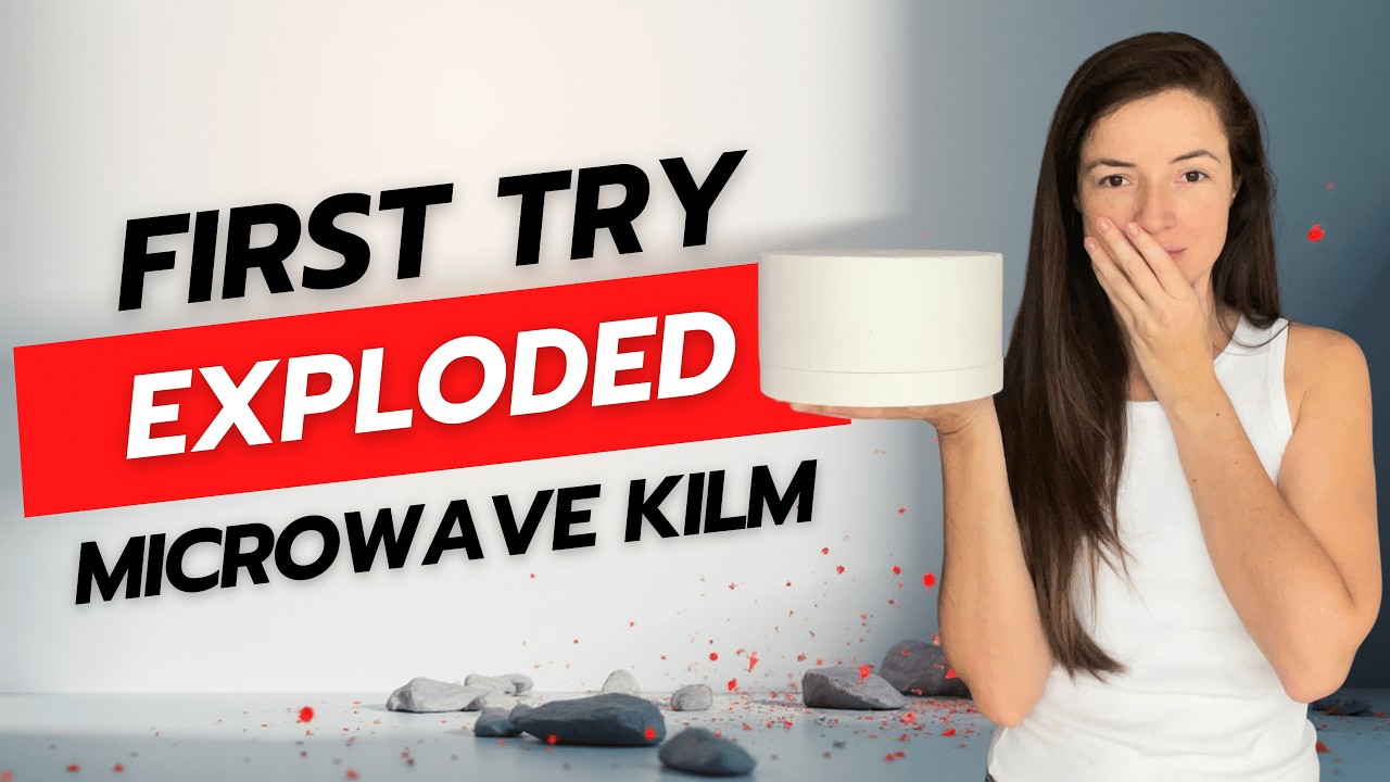 How to use a Microwave Kiln? I First try and it exploded! I Pottery Ideas DIY