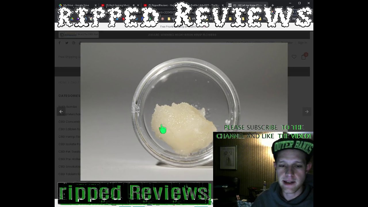 CBD/D8 Dabs Sour Pebbles Review from Black Tie Hemp