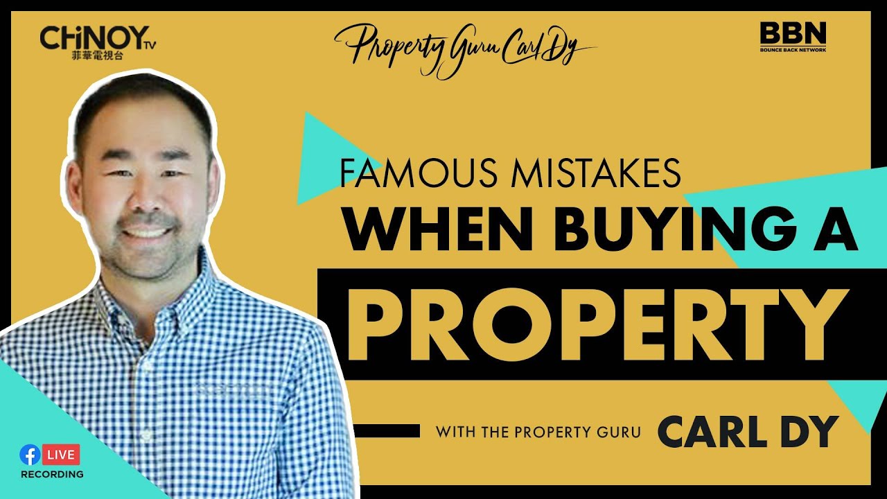 Don't BUY a PROPERTY without excess money!