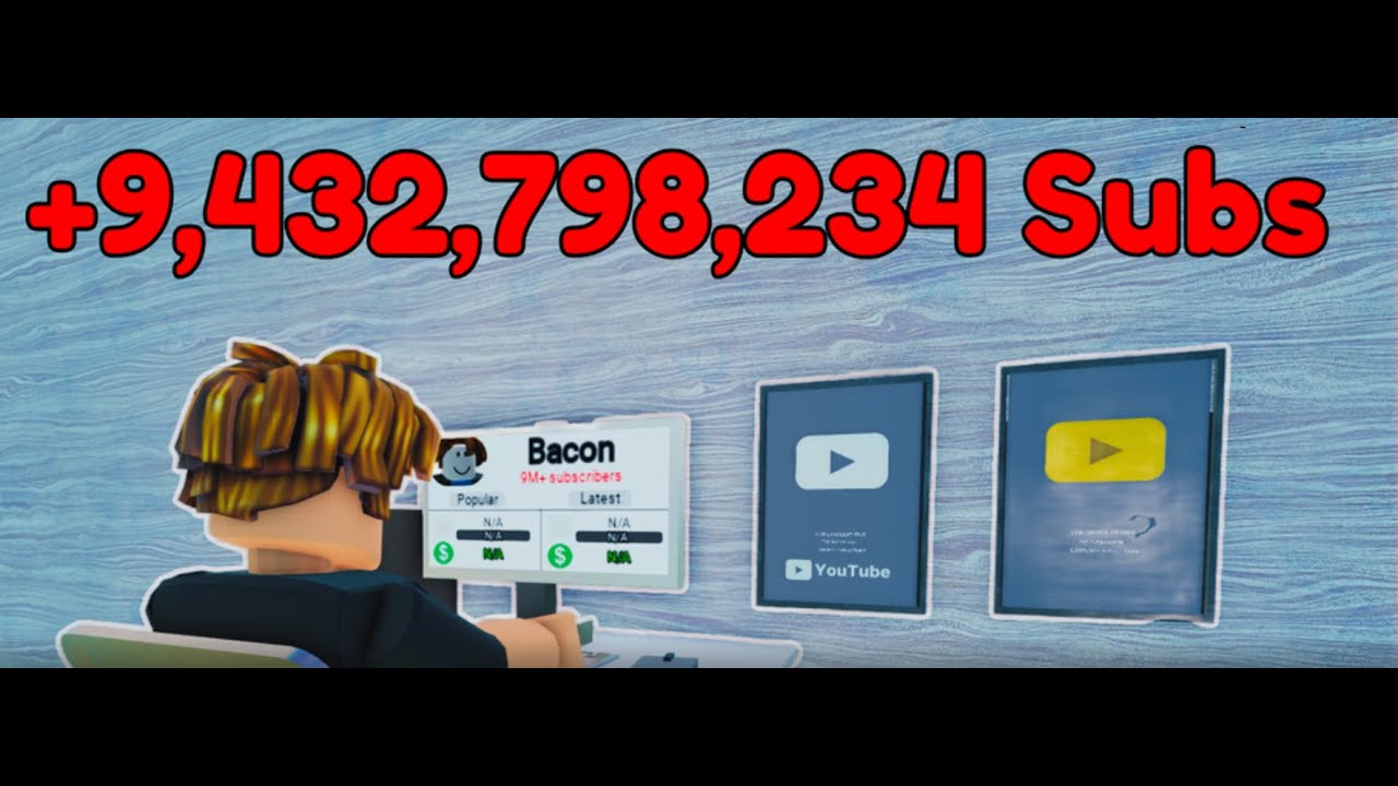 jugando a simulador de youtuber en roblox #1 LUCA
