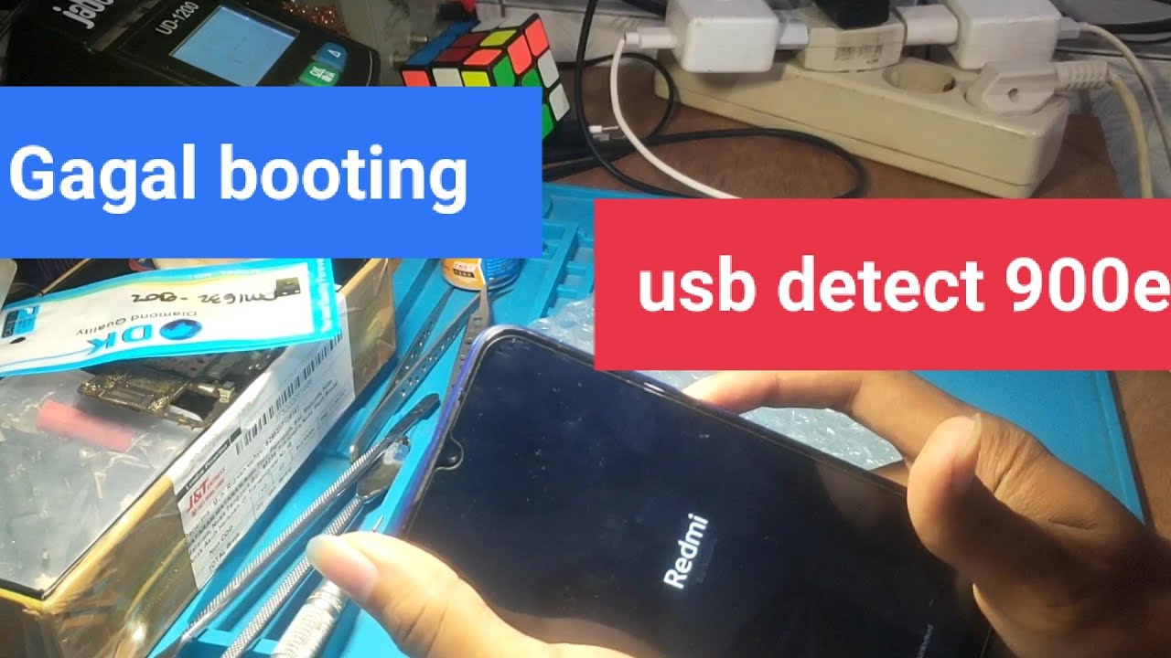 Redmi 7 matot gagal booting(usb detect 900e)Part1
