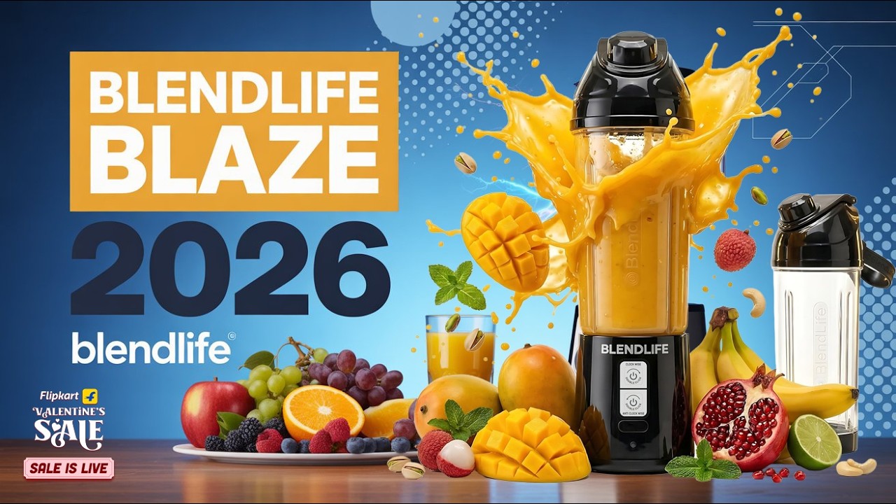BlendLife Blaze Blender Unboxing And Review | Best Blender With Sipper | #blendlife #flipkart