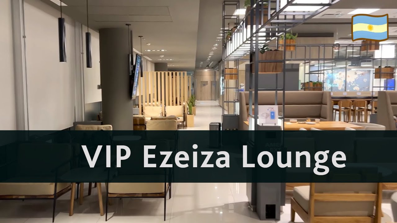 Sala VIP Ezeiza Lounge American Express ✈️ Buenos Aires