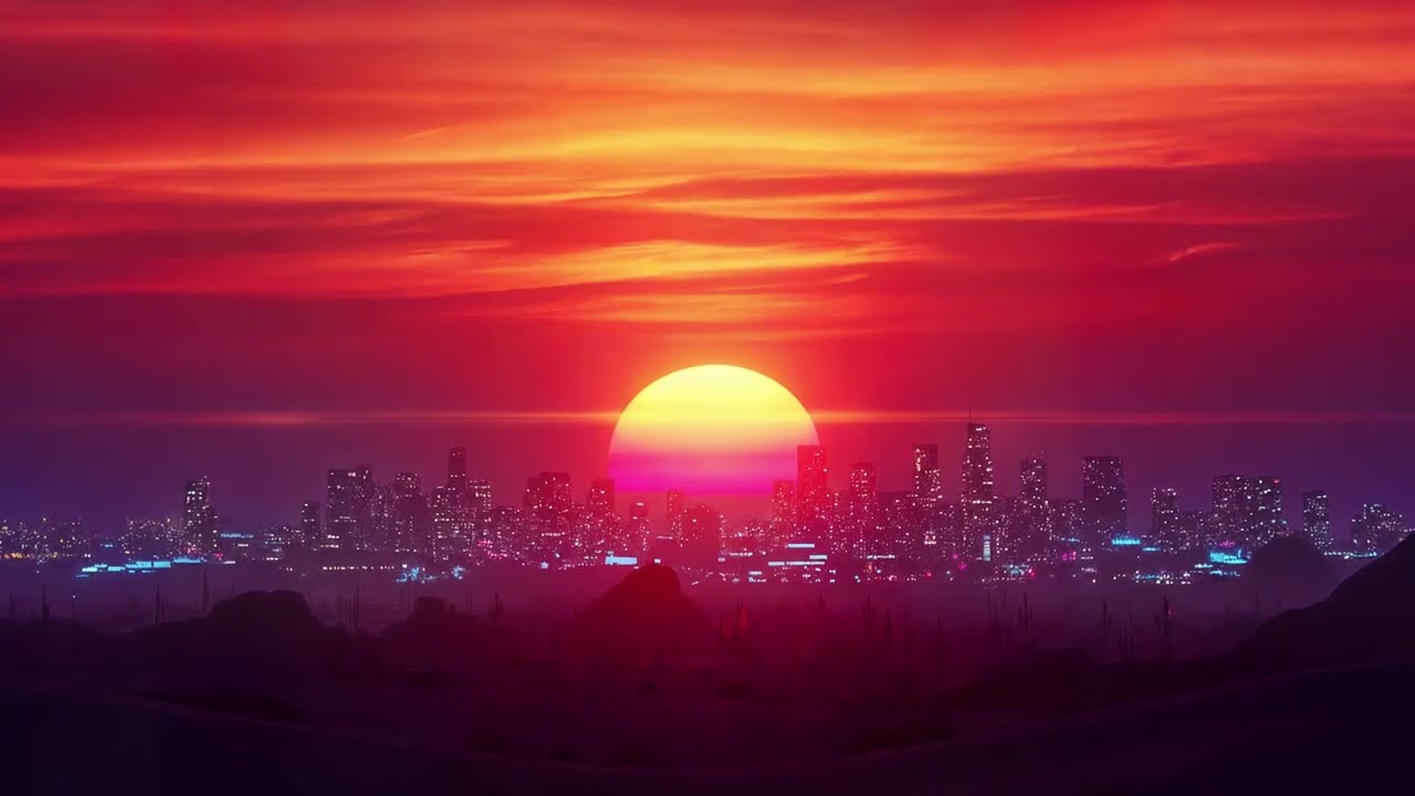 Retro Sunrise | 80s Synthwave for Deep Focus & Concentration | AI Generated + Human Edited