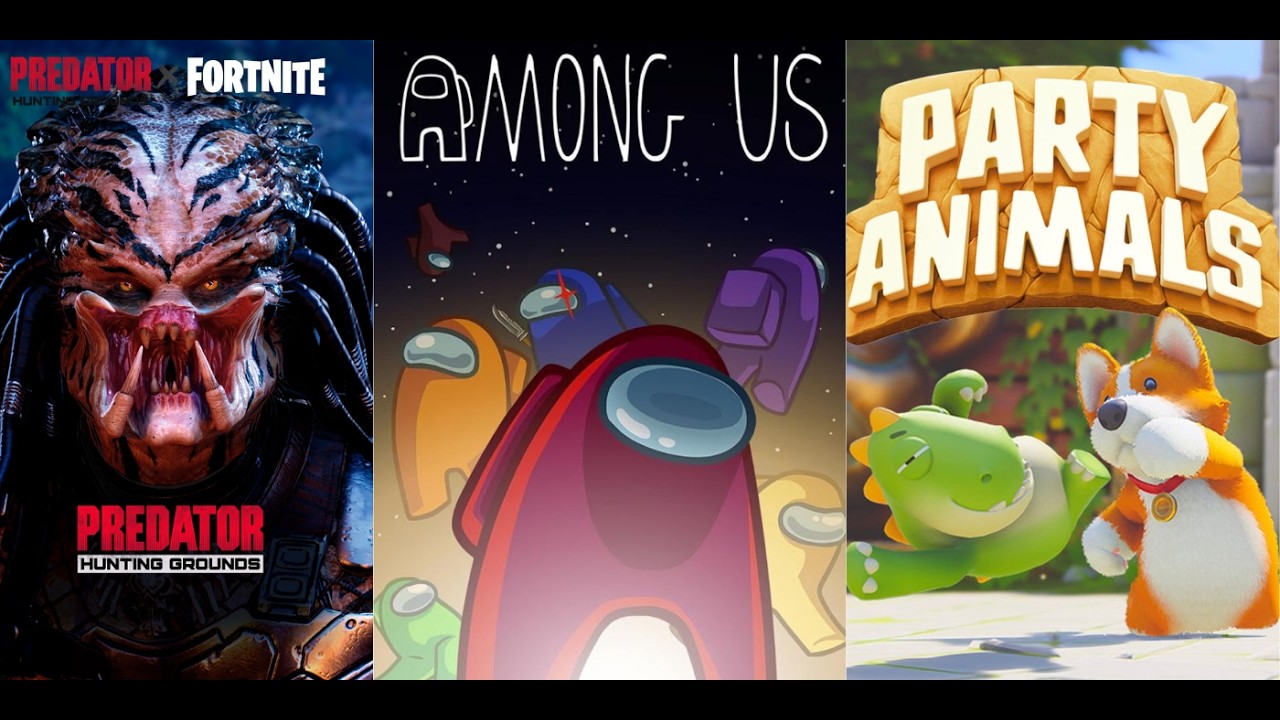 Fortnite/ Among Us/ Party Animals #gaming #live #survival #fortnite