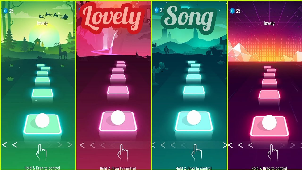 Tiles hop - Lovely | with 4 different Themes | Cenzo Play