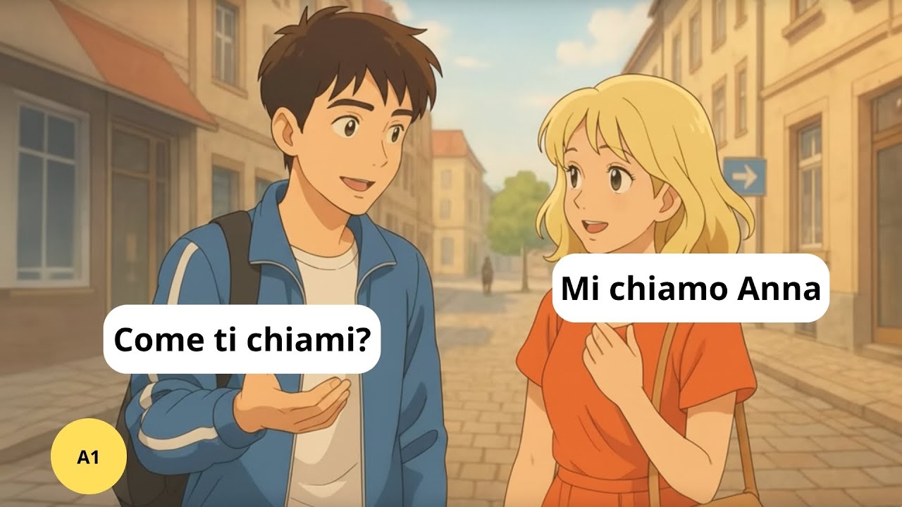 Daily Italian Conversation | Easy questions and answers (A1 level)