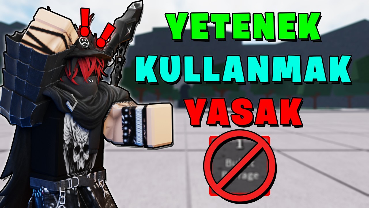TSB AMA YETENEK KULLANMAM YASAK! (AŞIRI ZOR!) - Roblox The Strongest Battlegrounds