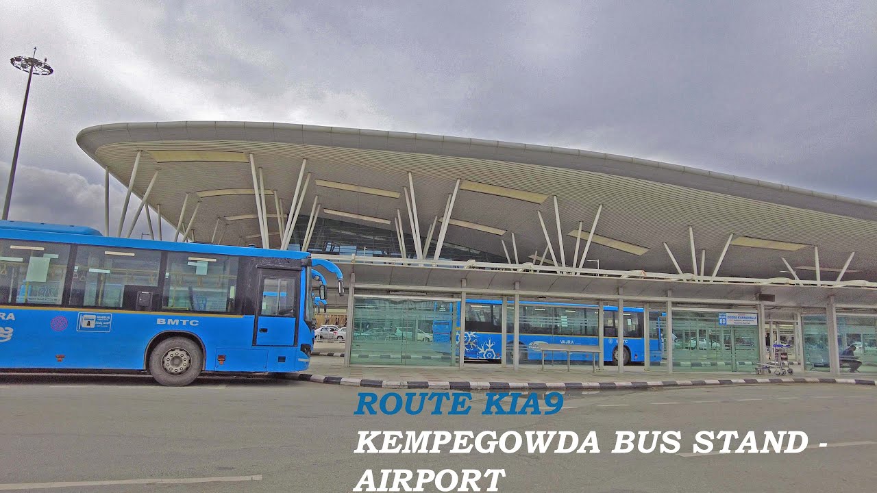Breezy Volvo BMTC Bus ride to Kempegowda International Airport - Route KIA9