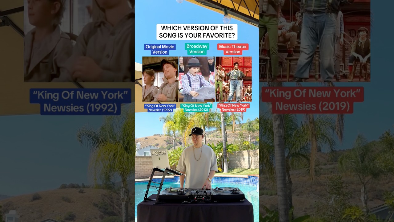 Which version of “King Of New York” from Newsies is your favorite?