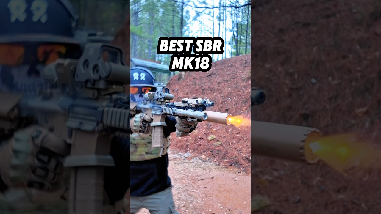MK18 the BEST rifle EVER?? #shorts #youtubeshorts #pewpewlife #viralvideo