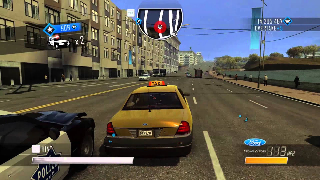 Driver: San Francisco - Ford Crown Victoria Taxi (1999) | Non-commentary