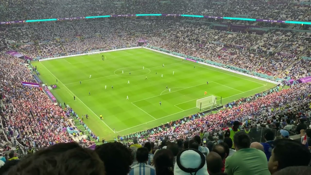 Countdown to Kickoff Argentina vs Croatia at Lusail Stadium 2022 FIFA World Cup