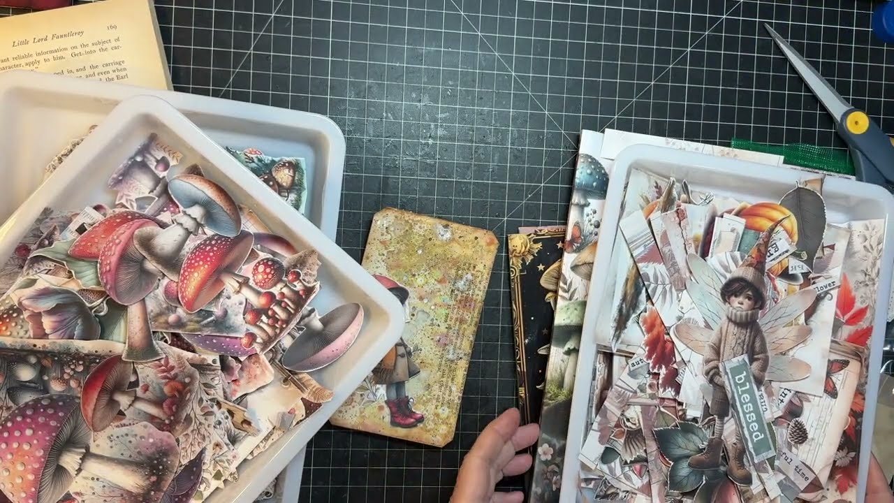 Scrappy Saturday!  Ephemera from the Scrap Box!