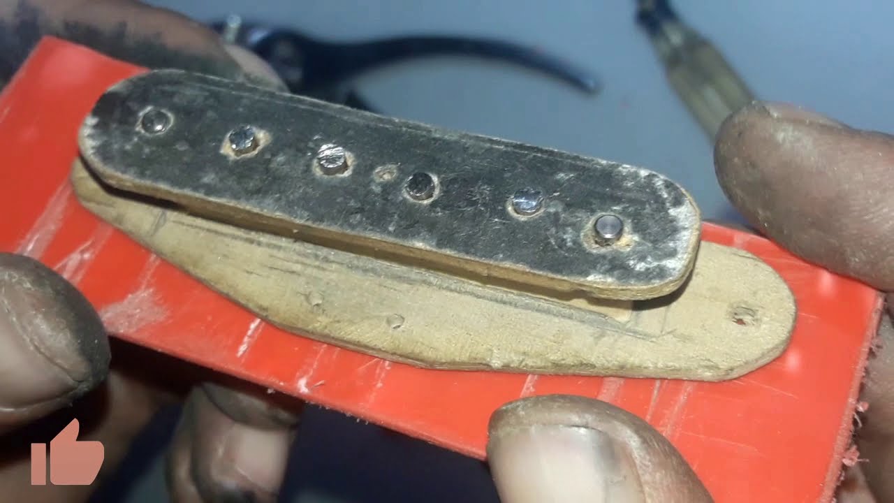 como hacer una pastilla single coil  de guitarra casero para jugar con el   rock smith 2012 y  2014