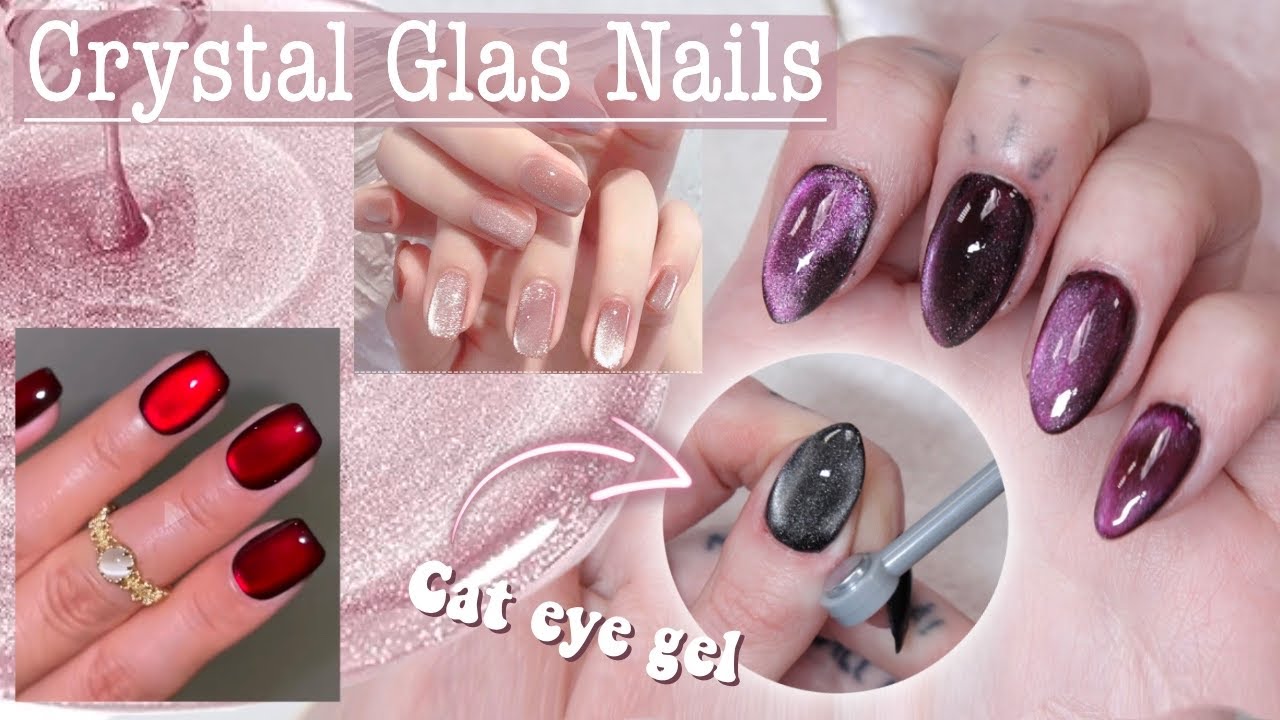 Пробуем вирусный кошачий глаз CRYSTAL GLAS NAILS 💎