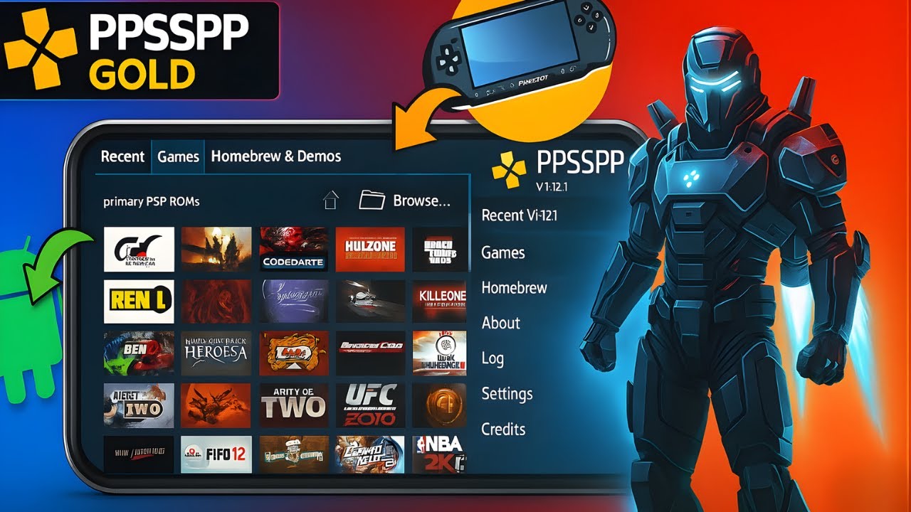 How To Setup PPSSPP GOLD on Android | PSP Emulator Android