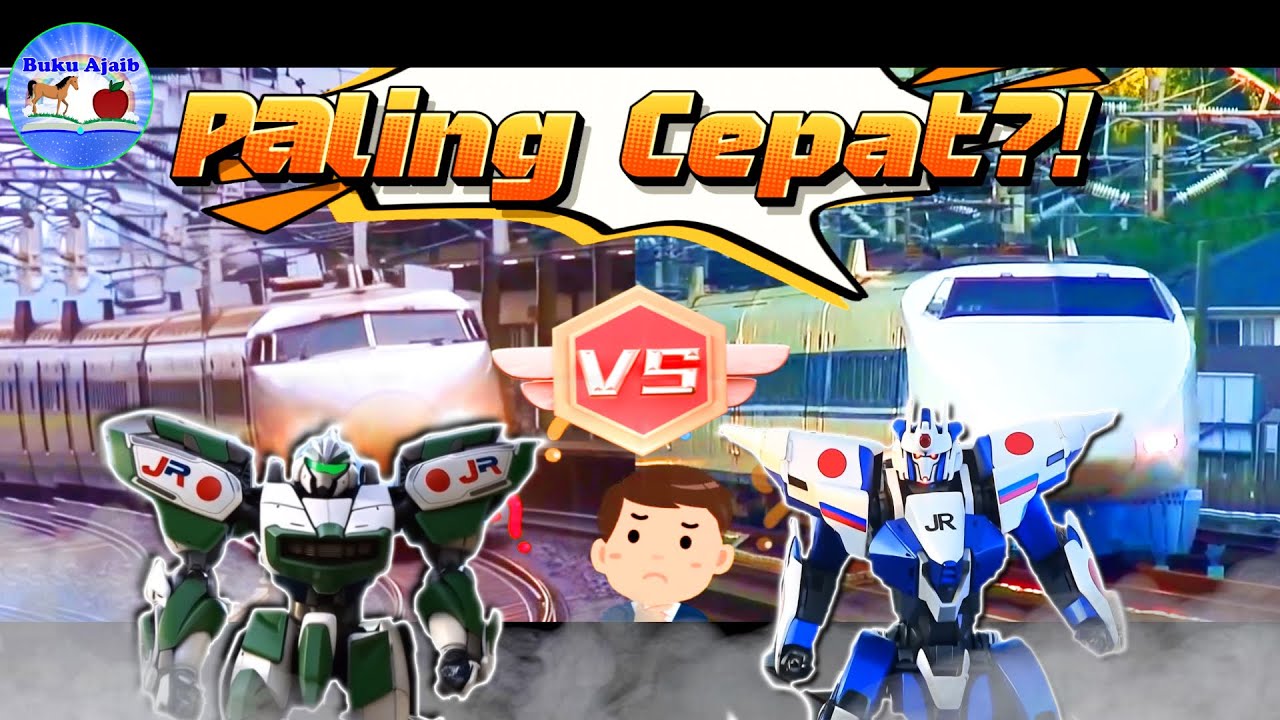 ROBOT Kereta Shinkansen Mana Paling Cepat ?! | Sekilas Info | Buku Ajaib
