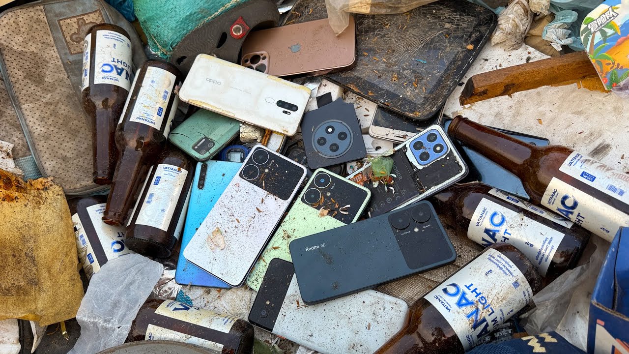 🤭Amazing Day😋 ! Found a lots of Phone Thrown At The Landfill || Restoration Honor X6 Cracked
