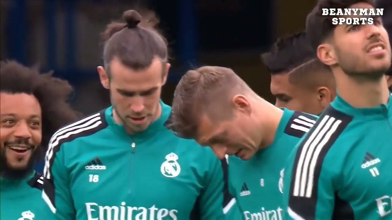 Gareth Bale training at Stamford Bridge before the UCL match against Chelsea (05/04/2022)