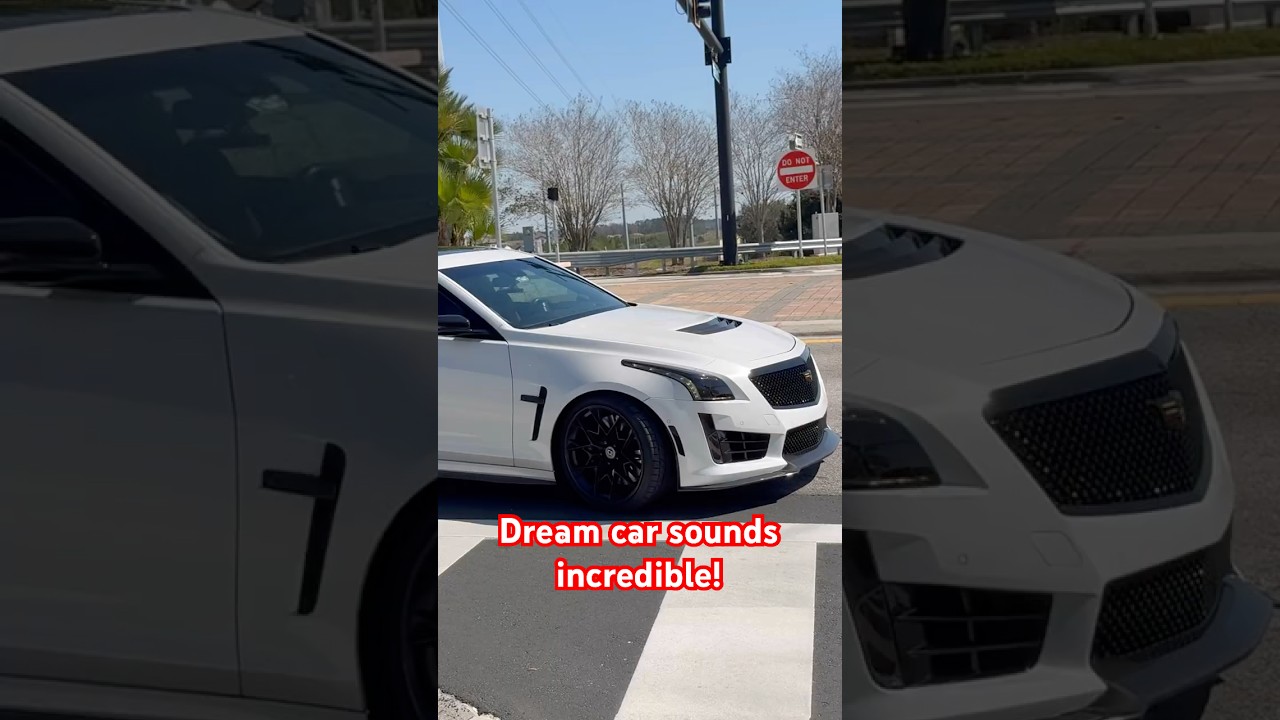 CTS-V Floors it #cadillac #supercharged #v8 #foryou #loud #dream #shorts #gm #automobile #subscribe