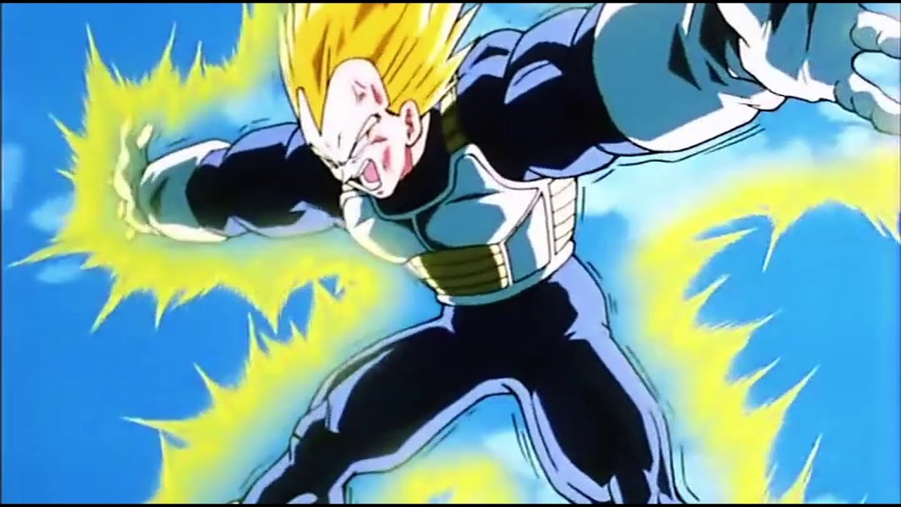 Vegeta's Final Flash vs. Cell [Japanese - English Sub]