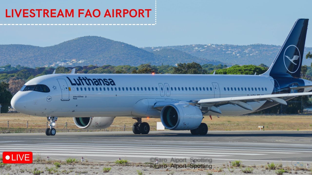 🔴 LIVE FARO AIRPORT Plane Spotting