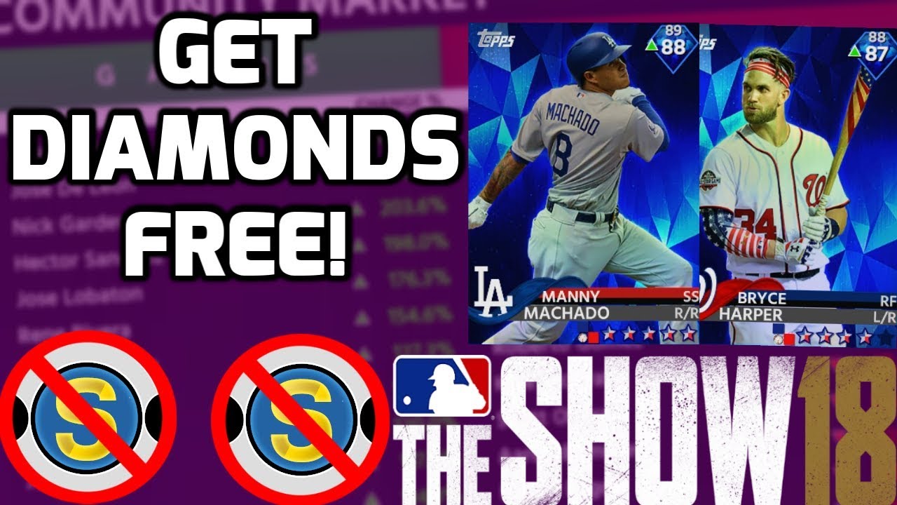 How To Get Great Diamond Players For Free Explained! MLB The Show 18 Tips