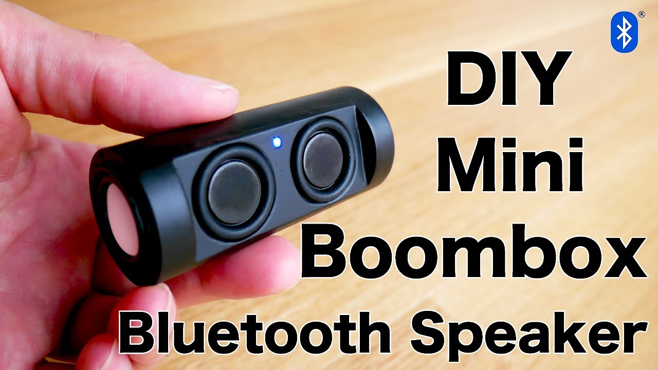 DIY Mini Boombox Bluetooth Speaker Build!!!自作スピーカー!!
