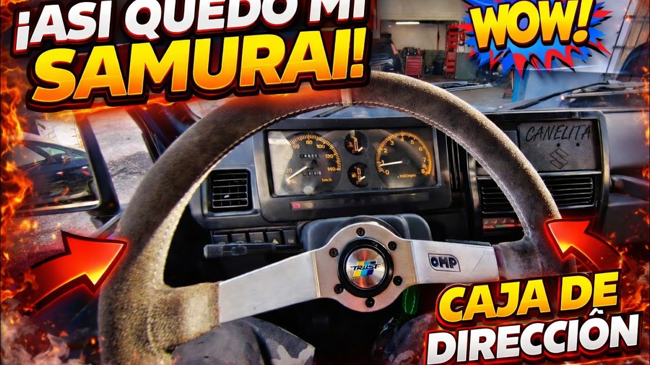 Cambiamos la caja de direccion del SUZUKI SAMURAI y arreglamos mas cosas rotas