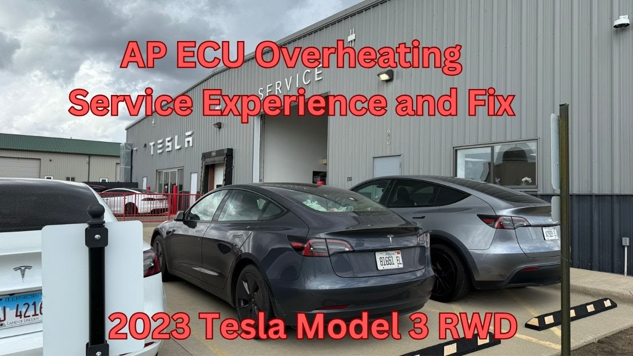 Tesla AP ECU Overheating. Service Center Experience and Fix 2023 Tesla Model 3 RWD
