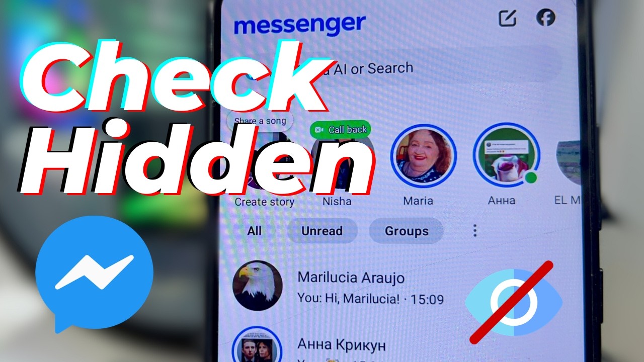 Check Hidden Messages in Messenger || See Private Messages Facebook