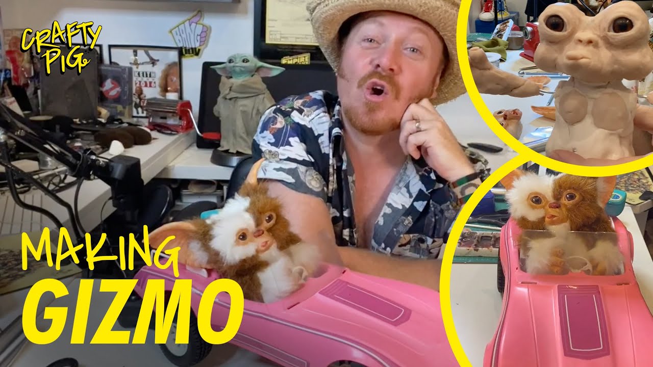 Making Gizmo in his pink Barbie Car | Leigh Francis Crafty Pig