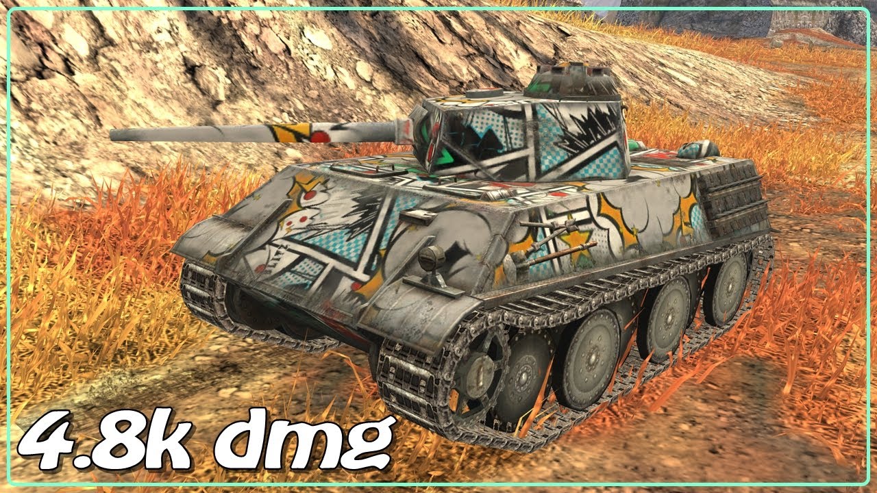VK 28.01 • 5 frags • 4.8k dmg • WoT Blitz
