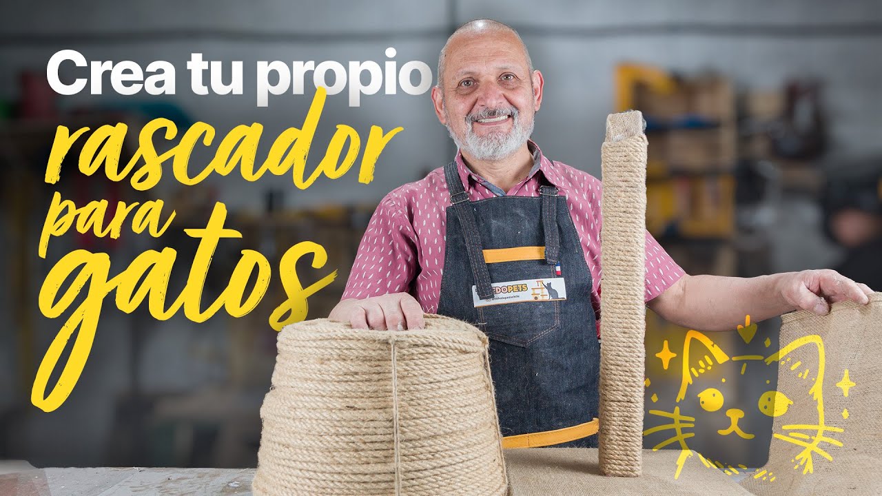 Crea tu propio rascador para gatos en menos de 10 minutos