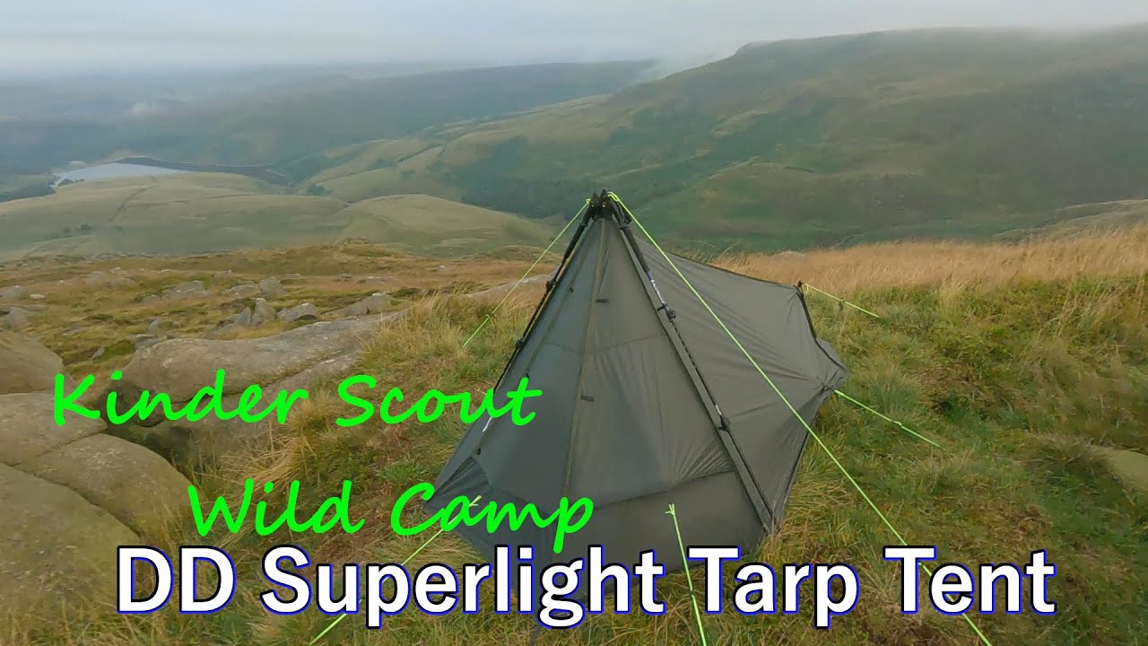 Kinder Scout Wild Camp and DD Superlight Tarp Tent first test