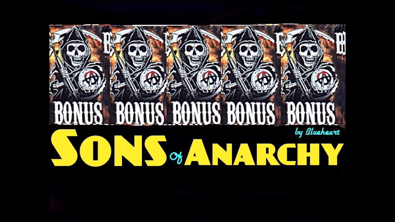 ** 5 BONUS SYMBOL** SONS OF ANARCHY slot machine Max bet HUGE WIN!
