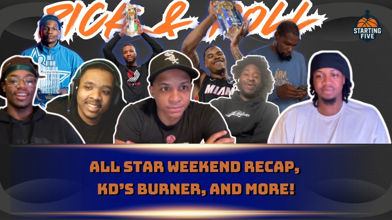 Pick and Roll Ep. 13 (All Star Weekend Recap, KD's burner account, and more) | Starting Five Podcast