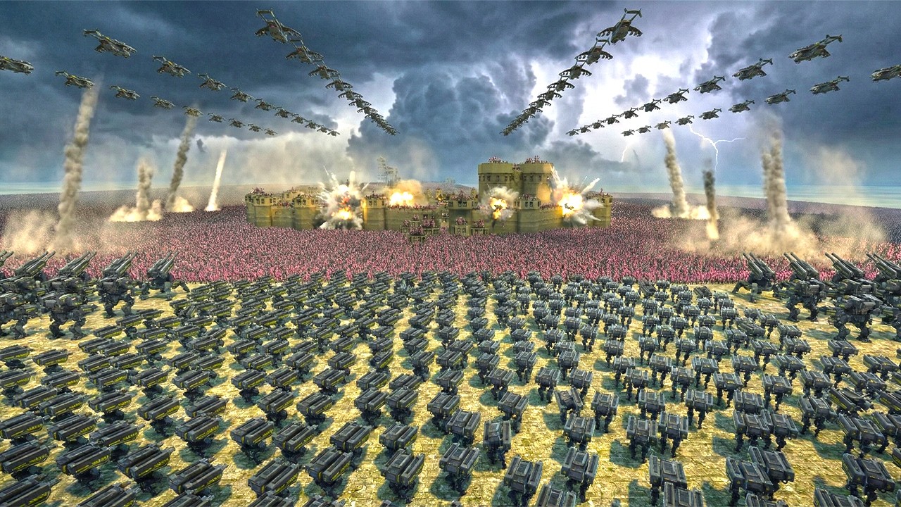 CITADEL SIEGE! 4.4 Million PYRAMID HEAD & Demons vs T45 SHOTGUN & ANNY OAKLEY! UEBS 2