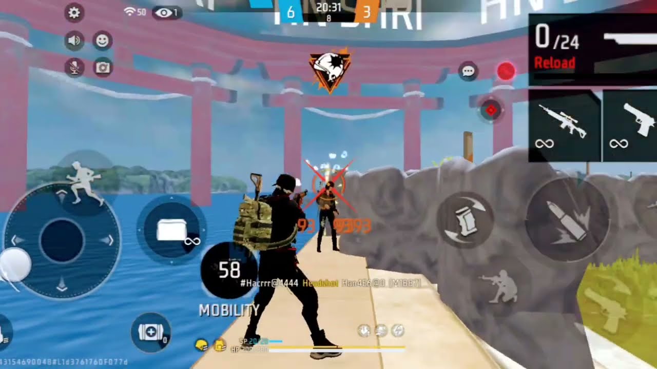 FREE FIRE games = PURE FIRE! | CRAZY RUSH &ONE TAP KILLS #freefire #trending 