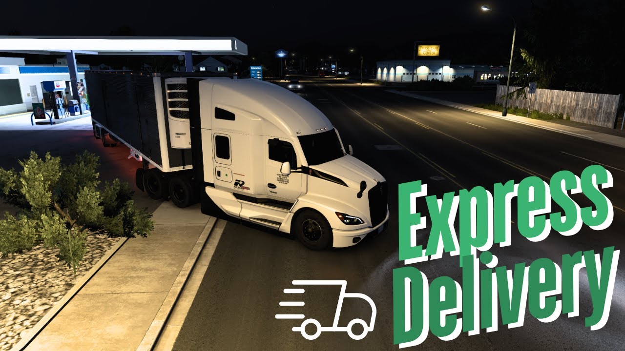 Express Run From Cali To Utah | America Truck Simulator