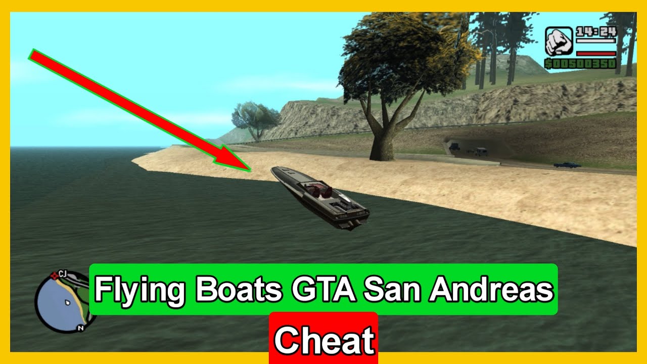 Flying Boats GTA San Andreas Cheat for PC, PS, Xbox