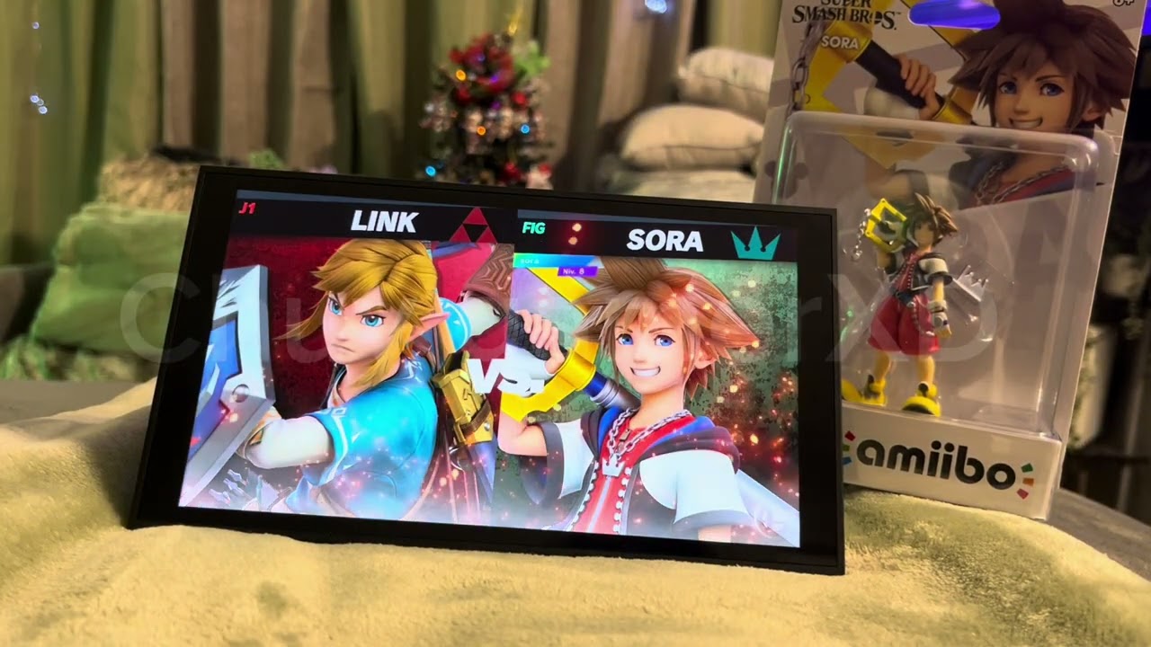 Super Smash Bros, con el amiibo de sora