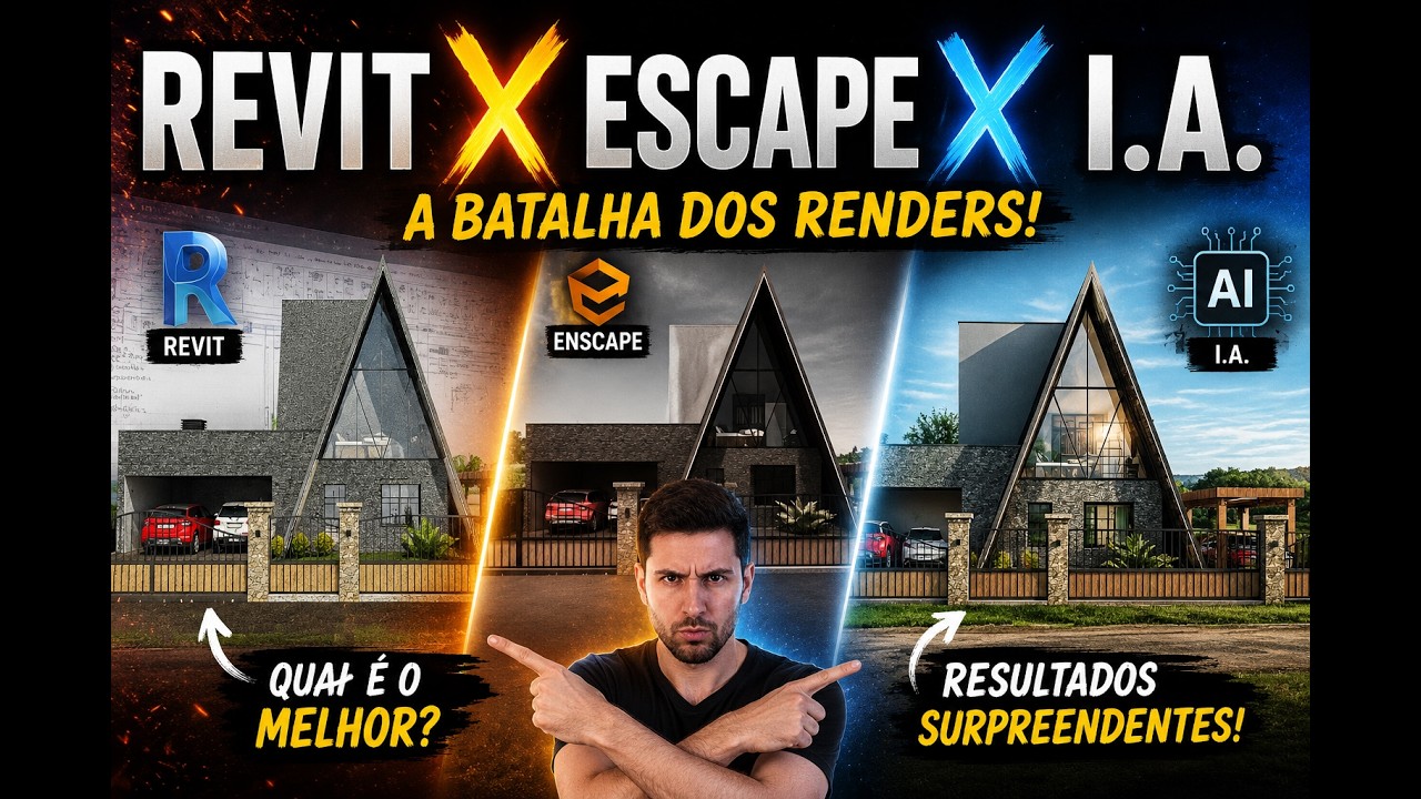 “Render no Revit ou fora dele? Qual vale mais a pena?”