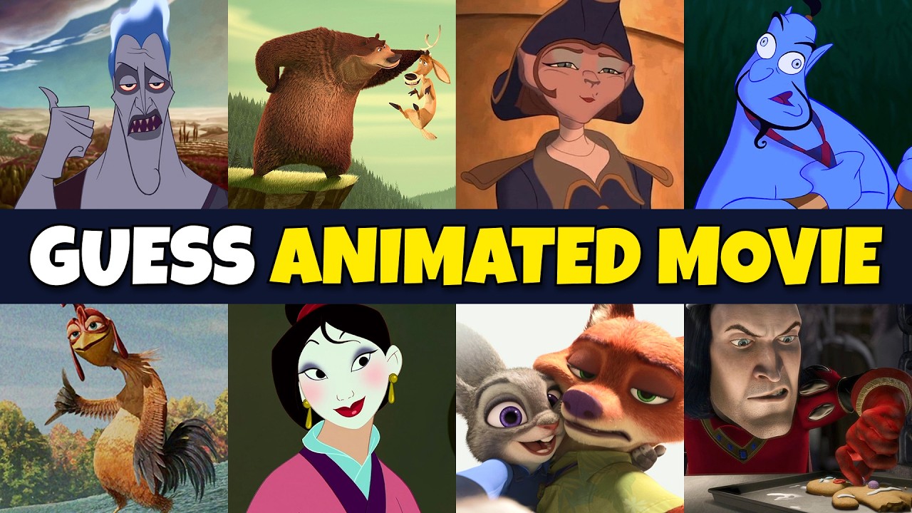Guess the Cartoon by the Scene! Ultimate Movie Quiz